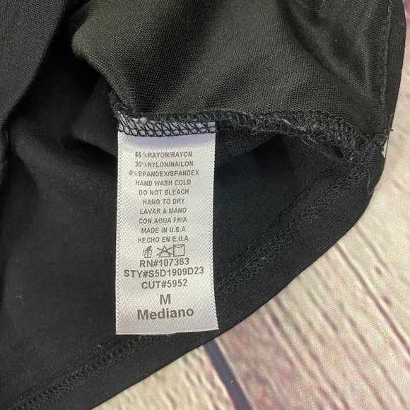 Lulu's Black Stretch Short Sleeve Casual Crop Top - Picture 5 of 5